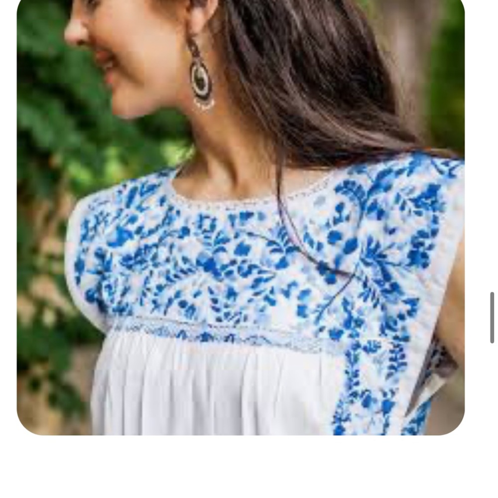 Mi Golondrina Cielo Azul Blouse